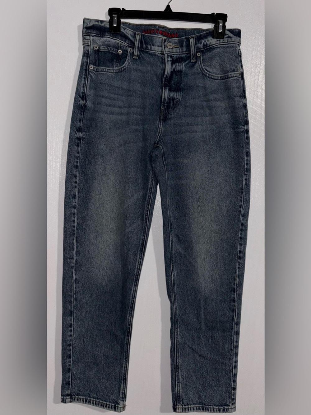 Lucky Brand Women's Straight Leg Jeans in Dark Blue Wash